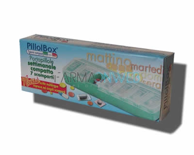 PillolBox Compact Portapillole 7 giorni
