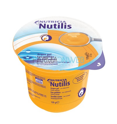 Nutilis Aqua Bevanda Gelificata Senza Zucchero Gusto Arancia 12 x 125 g