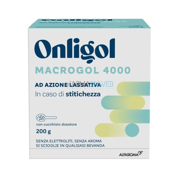 Onligol Macrogol 4000 ad Azione Lassativa 20 Bustine da 10 g