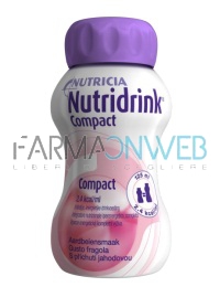 Nutridrink Compact Supplemento Ipercalorico Completo Gusto Fragola 4 x 125 ml