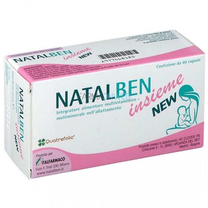 Italfarmaco Natalben Insieme Integratore Alimentare 60 capsule