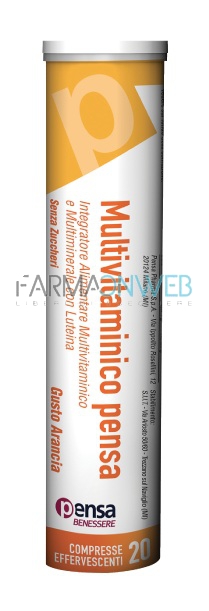 Multivitaminico Pensa Integratore Alimentare 20 Compresse Effervescenti