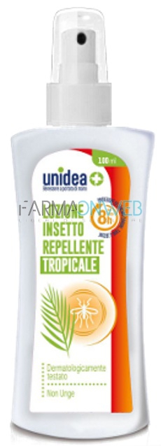 Unidea Lozione Insettorepellente Anti-zanzare Tropicale Spray 100 ml