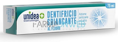 Unidea Dentifricio Sbiancante al Fluoro 75 ml