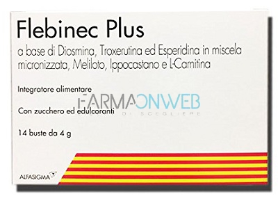 Flebinec Plus Integratore Alimentare 14 Buste