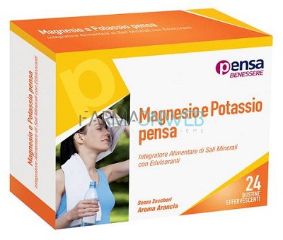 Magnesio e Potassio Pensa Integratore Alimentare 24 Bustine