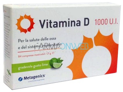 Metagenics Vitamina D 1000 UI Integratore Alimentare 84 compresse