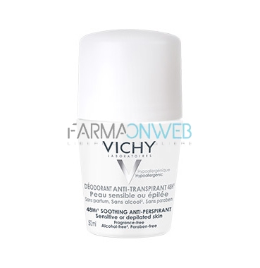 Vichy Linea Deo Deodorante Delicato Roll-on per Pelli Sensibili o Depilate 50 ml