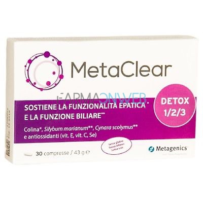 Metagenics MetaClear Integratore Alimentare 30 compresse