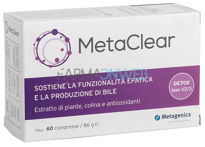 Metagenics MetaClear Integratore Alimentare 60 compresse