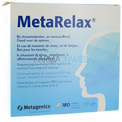 Metagenics MetaRelax Integratore Alimentare 180 compresse