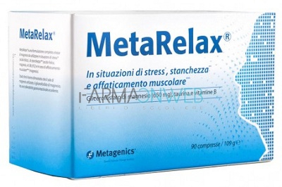 Metagenics MetaRelax New Integratore Alimentare 90 compresse