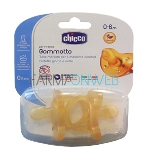 Chicco Gommotto Physio in Caucci 0-6 mesi 2 pezzi