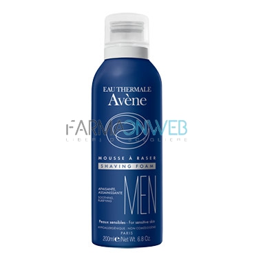 Avene Linea Uomo Mousse da Barba Lenitiva Delicata per la Pelle Sensibile 200 ml
