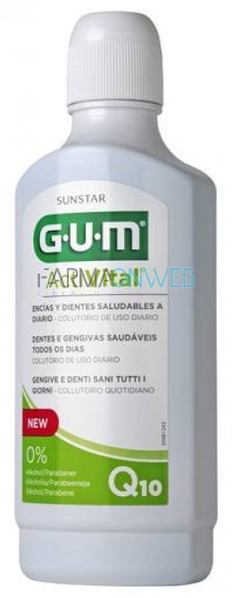 GUM ActiVital Collutorio Quotidiano con Q10 e Melograno 500 ml