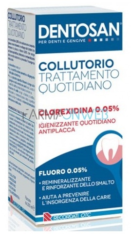 Dentosan Collutorio Trattamento Quotidiano 0,05 % Clorexidina 200 ml