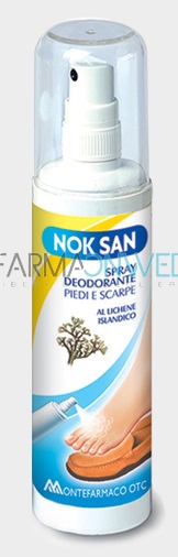 Nok San Deodorante Spray No Gas per Piedi e Scarpe 100 ml