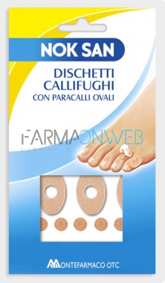 Nok San Dischetti Callifughi con Paracalli Ovali 6 pezzi