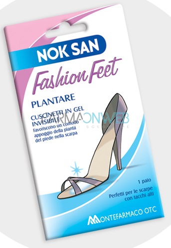 Nok San Fashion Cuscinetti Plantari in Gel 1 paio