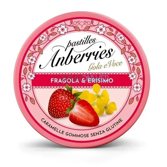 Eurospital Anberries Fragola Erisimo Caramelle 50 g
