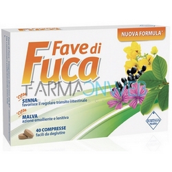 Euritalia Pharma Fave di Fuca Senna e Malva Integratore Alimentare 40 compresse