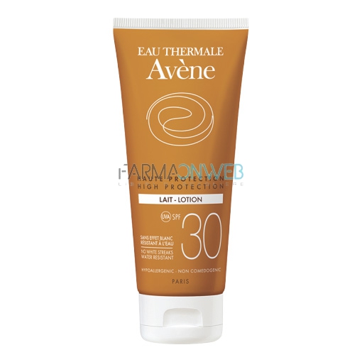Avene Linea Solare Pelli Sensibili SPF30 Latte Solare Protezione Media 100 ml