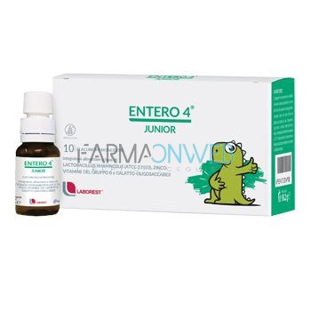 Entero 4 Junior Integratore Alimentare 10 Flaconcini 8 ml