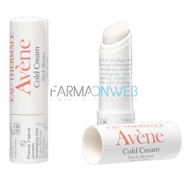 Avene Linea Cold Cream Stick Trattamento Idratante Rigenerante Labbra Sensibili