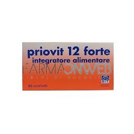 SIT Priovit 12 Forte Integratore Alimentare 40 caramelle