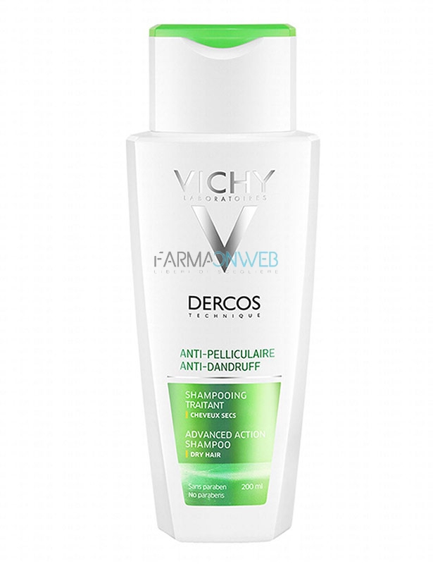 Dercos Shampoo Anti-Forfora Equilibrante Trattante Capelli Secchi 200 ml