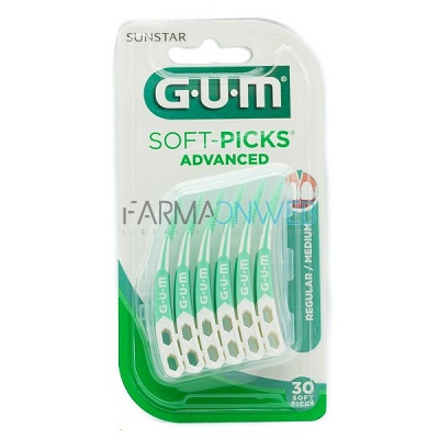 Sunstar Gum Soft Picks Advanced 30 Scovolini in Gomma Misura Medium