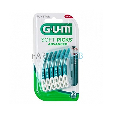 Sunstar Gum Soft Picks Advanced 30 Scovolini in Gomma Misura Large