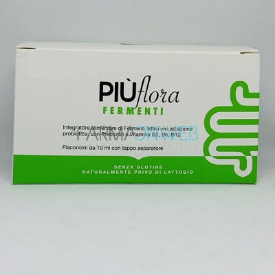 Pi Flora Integratore Alimentare di Fermenti Lattici 10 flaconcini