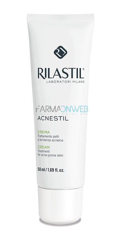 Rilastil Linea Acnestil Trattamento Viso in Crema Pelli Acneiche Sensibili 50 ml