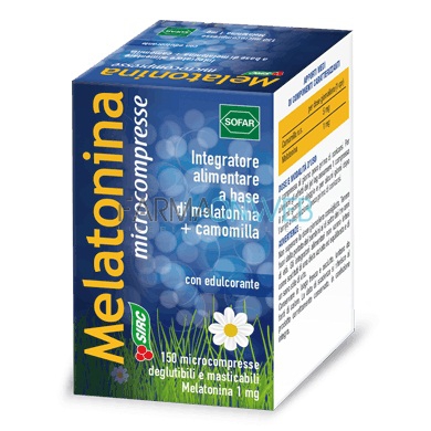 Sofar Linea Disturbi del Sonno Melatonina + Camomilla 150 microcompresse