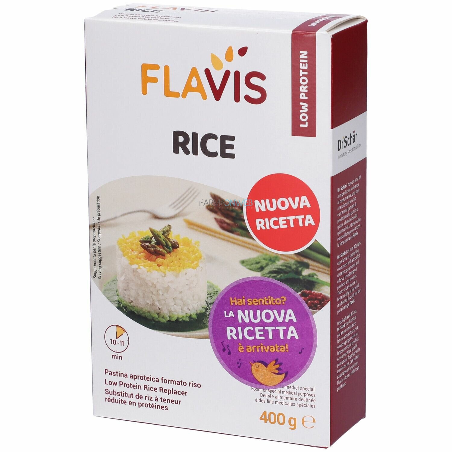 Schar Mevalia Flavis Riso Aproteico 400 g