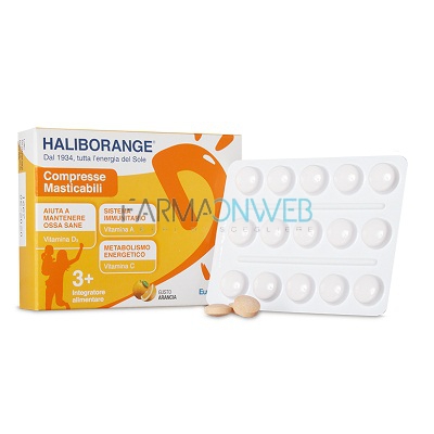 Haliborange Integratore Alimentare 30 compresse masticabili