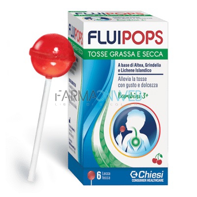 Chiesi Fluipops Tosse Grassa e Secca 6 lecca lecca