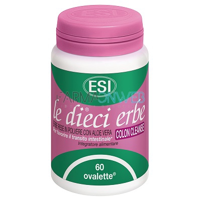 Esi Le Dieci Erbe Colon Cleanse 60 Ovalette