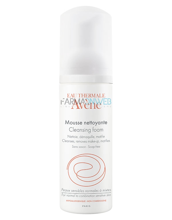 Avene Linea Trattamenti Essenziali Viso Mousse Detergente Delicata 150 ml