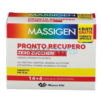 Massigen Linea Sali Minerali Pronto Recupero Zero Zuccheri 14+4 Buste
