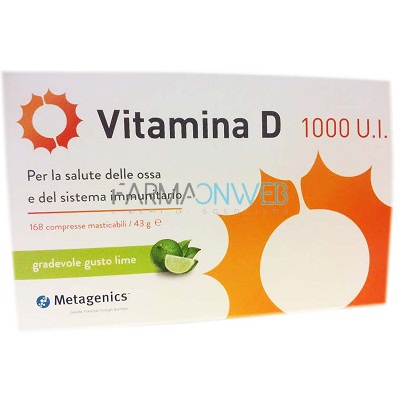 Metagenics Vitamina D 1000 UI Integratore Alimentare 168 compresse
