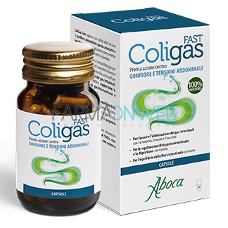 Aboca Coligas Fast Integratore Alimentare 50 capsule