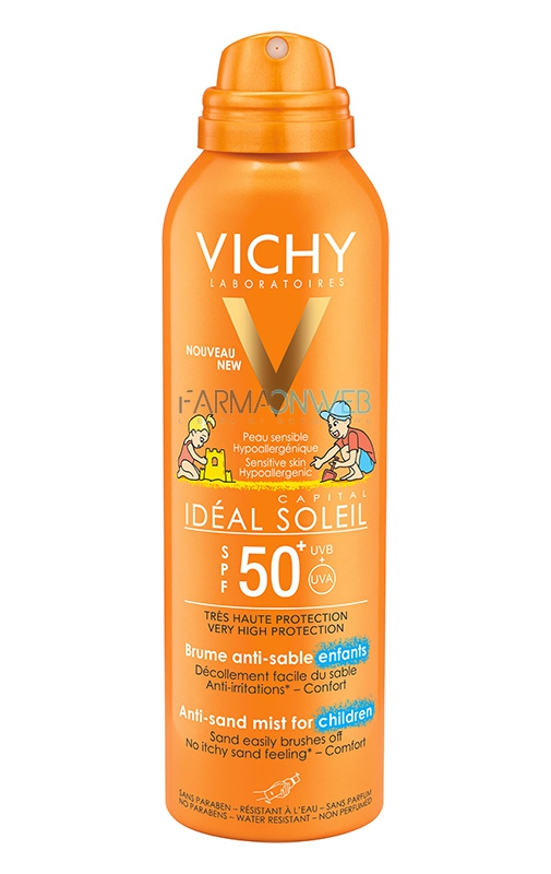 Vichy Linea Ideal Soleil Bambini SPF50+ Spray Anti-Sabbia Ultra-Protettivo 200ml