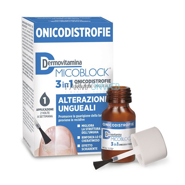 Dermovitamina Micoblock Onicodistrofie Soluzione Ungueale 7 ml