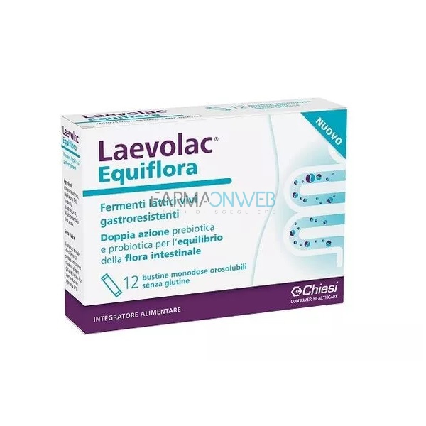 Laevolac Equiflora Integratore Alimentare 12 bustine orosolubili