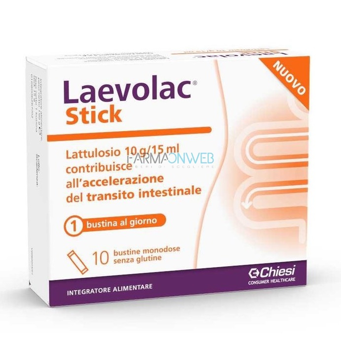 Laevolac Stick Integratore Alimentare 10 bustine monodose