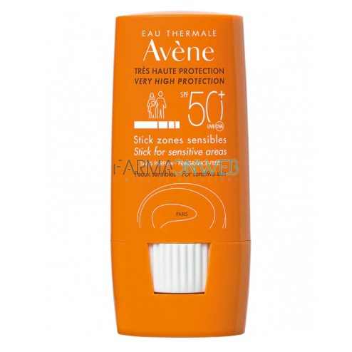 Avene Linea Solare Pelli Sensibili SPF50+ Stick Large Solare Protettivo 8 g