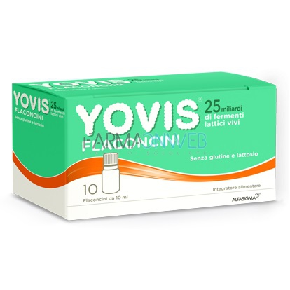 Yovis 25 Miliardi Integratore di Fermenti Lattici 10 flaconcini da 10 ml