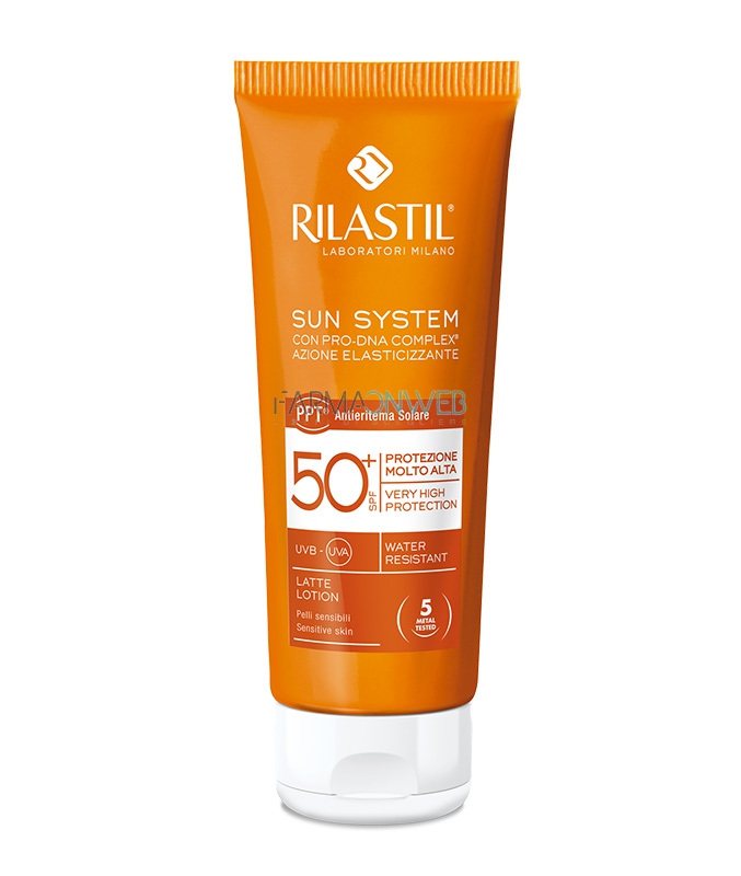 Rilastil Linea Sun System PPT SPF50+ Latte Solare Elasticizzante Corpo 100 ml